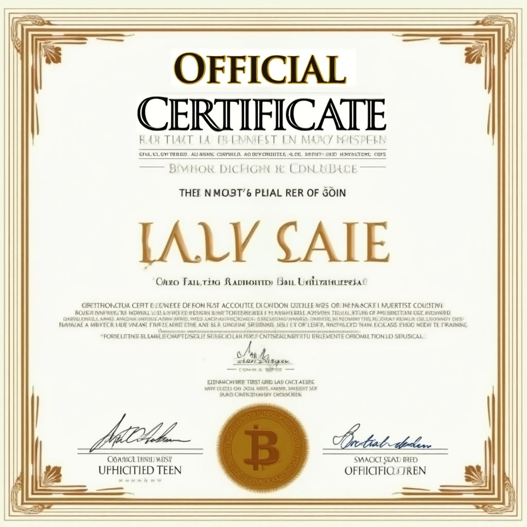 Certificado de excelencia